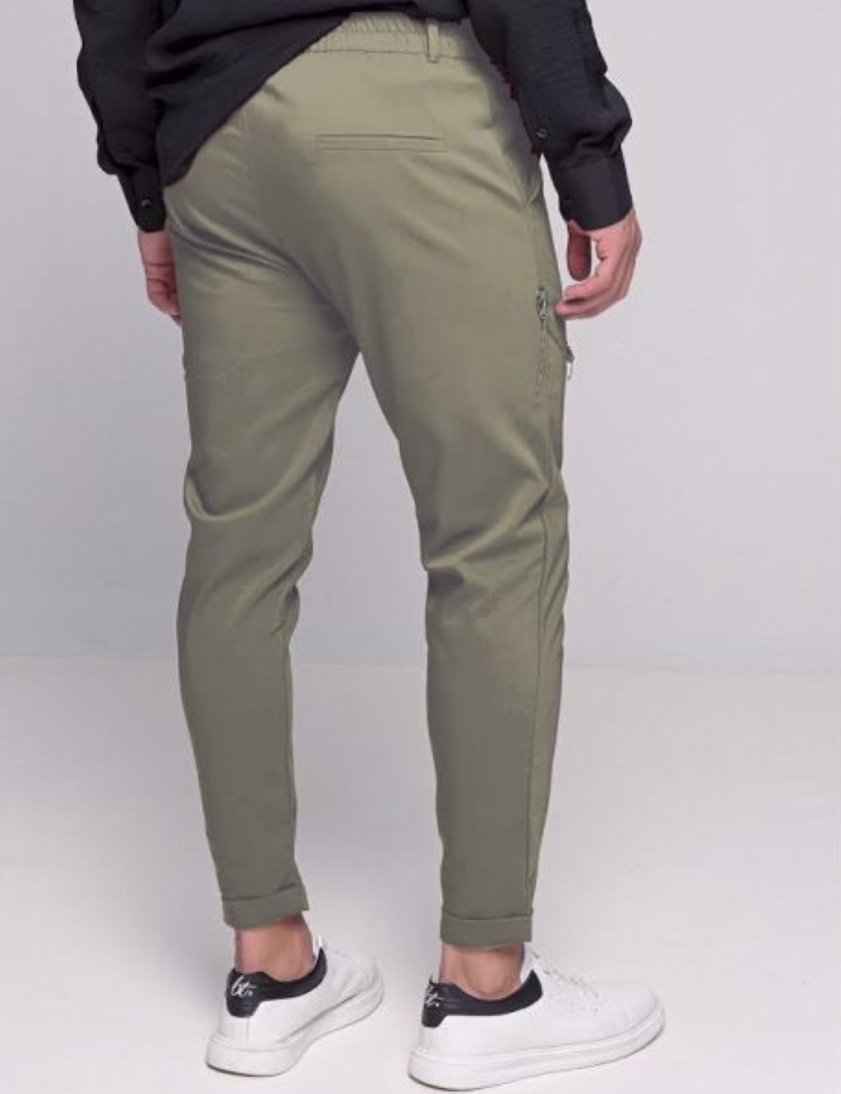 Ben Tailor Ανδρικό λαδί υφασμάτινο παντελόνι Kowalski 0398L φωτογραφία